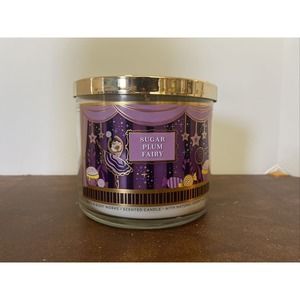 Bath & Body Works Holiday Collection Sugar Plum Fairy 3 Wick Candle